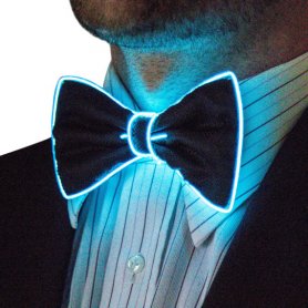 Neon fluga för män - blå