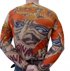 Tattoo T-shirt - Scared face
