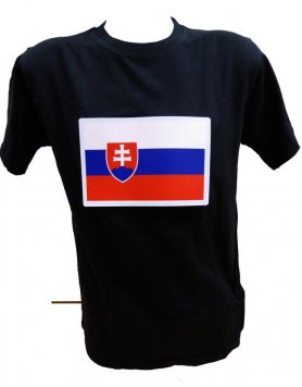 Led svietiace tričko so znakom Slovensko