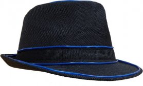 Неоновая шляпа - синяя
