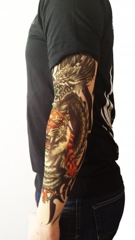 Rukáv tetovanie - Tiger