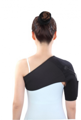 Almohadilla térmica para el hombro derecho