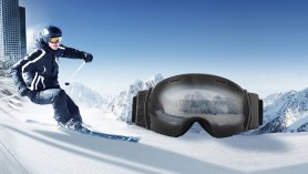 Gogle narciarskie i snowboardowe z kamerą HD i Bluetooth