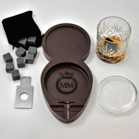 Suport trabucuri (suport) + suport pahar - Set Whisky Luxury pentru barbati