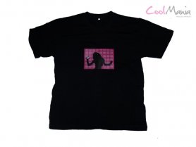 Led T-shirt - MP3 Girl