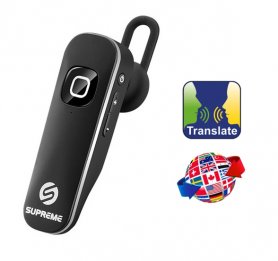 Translator-öronsnäckor - Handsfree röstöversättningshörlurar i realtid - Supreme BTLT 160