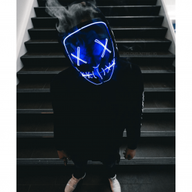 Purge mask - LED dark blue