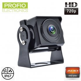 Liten AHD -backkamera med 720P -upplösning med konsol och 120 ° synvinkel + IP67