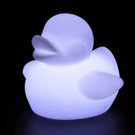Duck light led - nattdekoration 23x29cm - RGB-färger + IP65 + fjärrkontroll