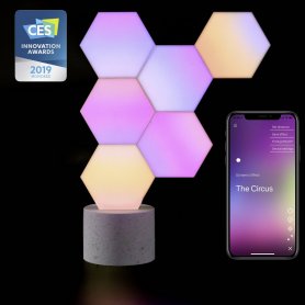 Hexagon-ljus 6st - WiFi Smart LED-lampor iOS + Android