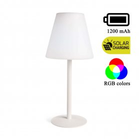 Lampada solare LED RETRO giardino RGB/lampada bianca - batteria 1200mAh