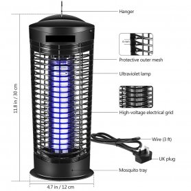 Bug killer - Insect catcher Lampa UV na komary - 360 ° o mocy 11W