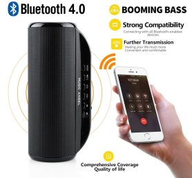 Безжичен мини преносим Bluetooth високоговорител 8 W с поддръжка на Micro SD карта