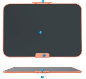 LCD-Schreibtafel 22" groß - Großes Smart-Tablet mit Stift zum Zeichnen für Kinder und Erwachsene