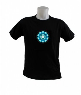 IRONMAN Generator - светящаяся футболка