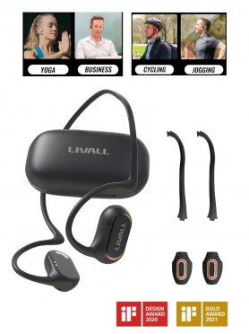 Αθλητικά bluetooth ακουστικά - αποσπώμενα ανοιχτά ακουστικά TWS - Livall LTS 21 PRO