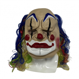 Маска для лица клоуна ужасов - для детей и взрослых на Хэллоуин или карнавал