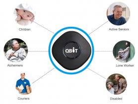 GPS tracking device - Miniature gps locator with active listening - Qbit