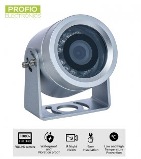 Metall FULL HD IP67 vattentät kamera med 12 IR-lysdioder och Sony 307-sensor med WDR-funktion