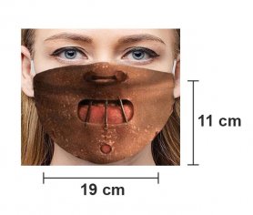 HANNIBAL LECTER - Zaštitna maska za lice 100% poliester