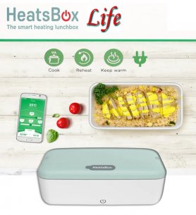Oppvarmet matboks - bærbar elektrisk termoboks (mobilapp) - HeatsBox LIFE