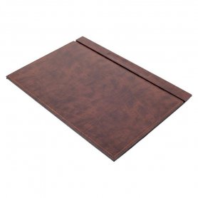 Accesorios de oficina - SET 8pcs - Cuero marrón de lujo (Hecho a mano)
