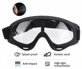 Прозрачные защитные очки со встроенной пеной от вирусов