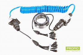 Priključni kabel za 4x kamere za vožnju unatrag - za velike prikolice i poluprikolice