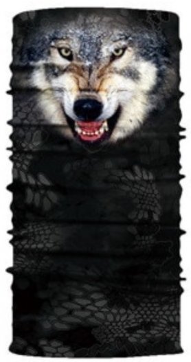 WOLF bandana - Többfunkciós védőkendő az arcra és a fejre