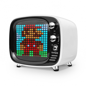 Divoom TIVOO 256 RGB LED-høyttaler 6W - Bluetooth 5.0-støtte + TF-kort og AUX-lyd