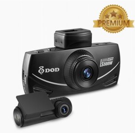 DOD LS500W - Bilkamera dubbel FULL HD 1080P upplösning + GPS