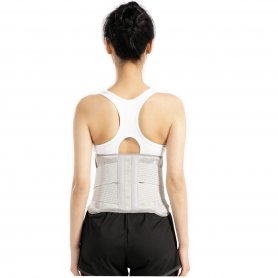 Heat belt for back pain with display for temperature control up to 65° C