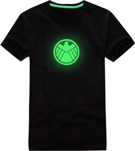 Resplandor en la oscuridad T-shirt - Capitán América