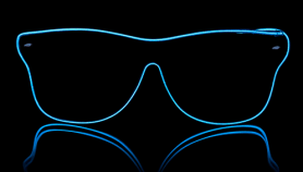 Neon goggles Way Ferrer style - Blue