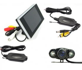 Parkolás Set - 3,5" LCD monitor + wifi tolatókamera