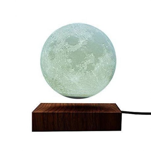 Lampe astronaute avec micro en forme de lune