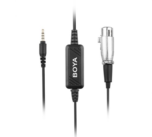 Kabel keluar audio digital BOYA BY-BCA6 (XLR hingga 3,5 mm TRRS)