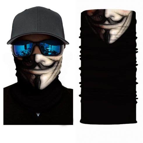 VENDETA (Anonyme) - écharpe de protection sur le visage ou la tête