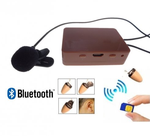 Najmoćnija špijunska slušalica + bluetooth 7W pojačalo SIM kartica + vanjski mikrofon