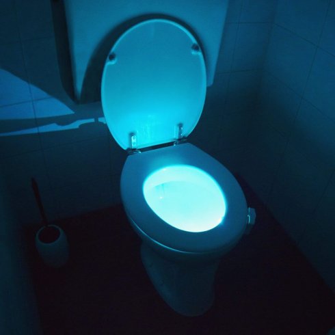 Lampe de Toilette, ( seulement s'active dans l'obscurité