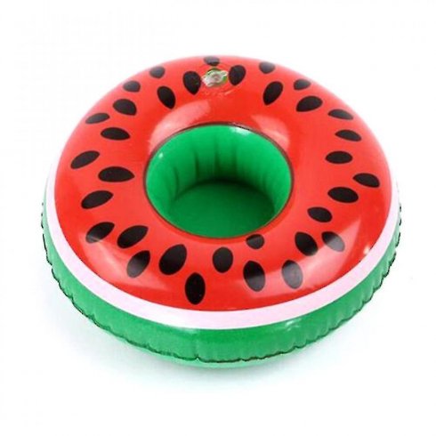 Watermelon - Inflatable floating cup holder | Cool Mania