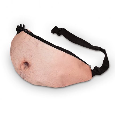 Waist Belt Bum Bag 3d Funny Hairy Beer Fat Belly Fanny Pouch Bag Travel