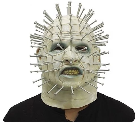 Hellraiser / Pinhead gezichtsmasker - voor kinderen en volwassenen voor Halloween of carnaval