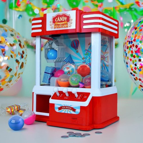 Automat na cukriky - CANDY GRABBER DELUXE s 10x guľočkami na výhry