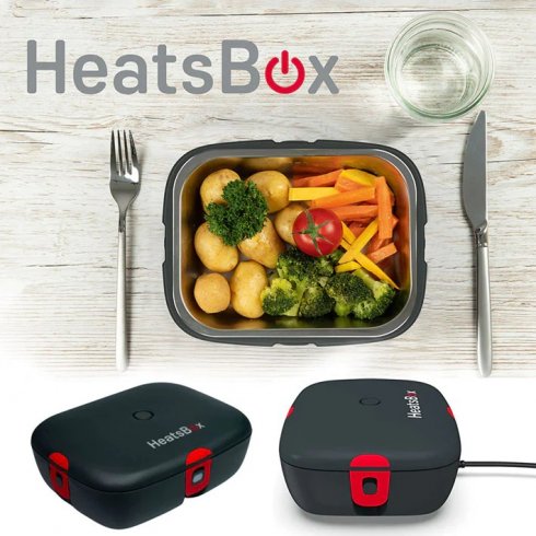 Boite chauffante - Boite alimentaire chauffante électrique avec chaleur  déjeuner - HeatsBox STYLE