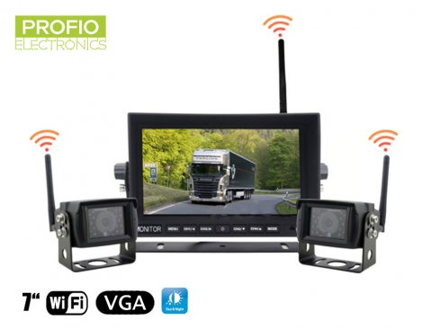 Achteruitrijcamera set auto - WiFi "LED monitor + draadloze camera Mania