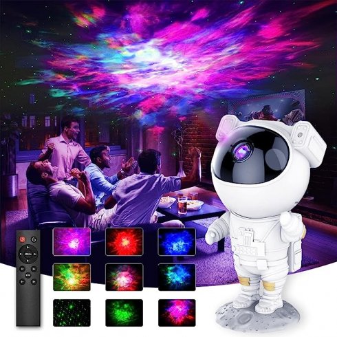 Astronaut laser projector 8 effects - Aurora light projection +
