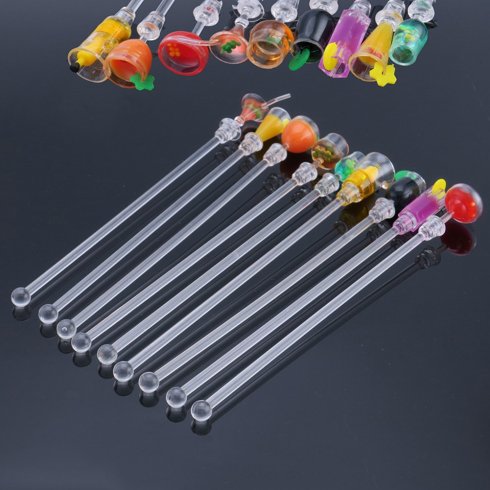 Cocktail stirrers for drinks - Colorful acrylic stirrers with drink ...