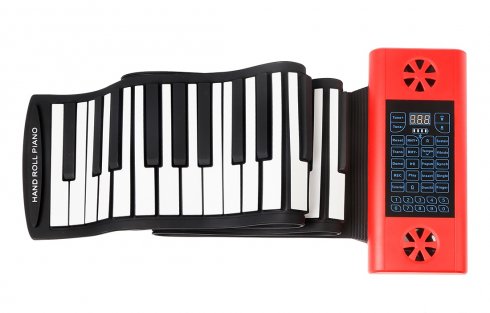 Roll up piano silicone pad keyboard with 88 keys + Bluetooth speakers