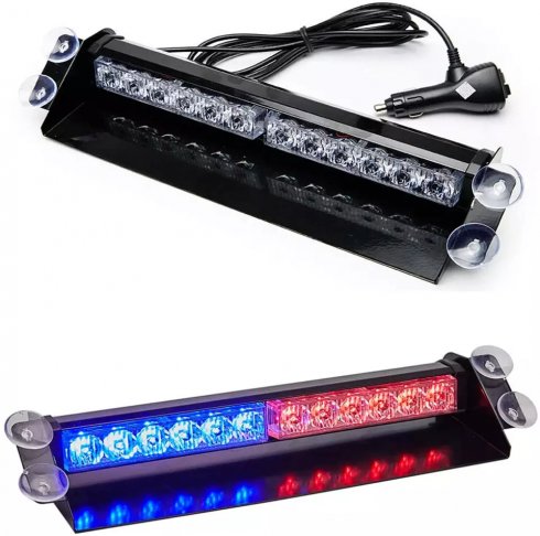 Auto-Notlichter - Stroboskop-Blinker mehrfarbig - 24 LEDs (48W